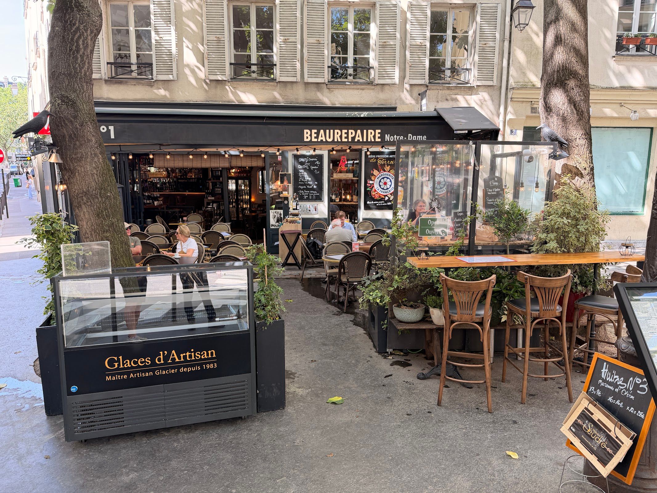 Beaurepaire Notre Dame - Restaurant Paris Terrasse