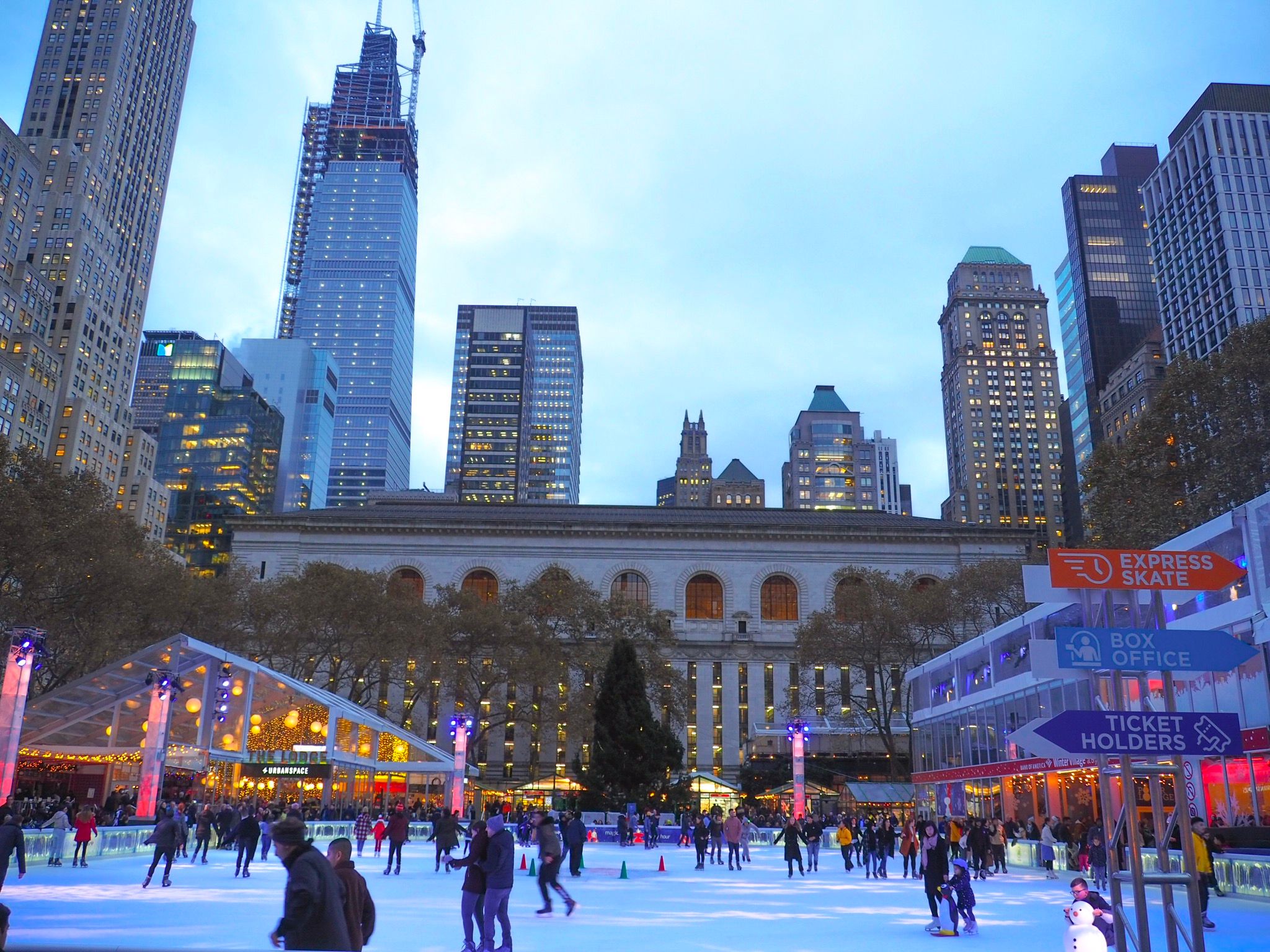 Bank of America Winter Village at Bryant Park