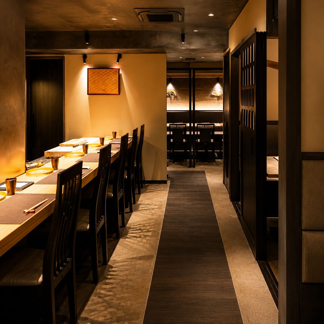 Kaiseki Japanese food Kushiage & Sushi Ashiya in Ginza