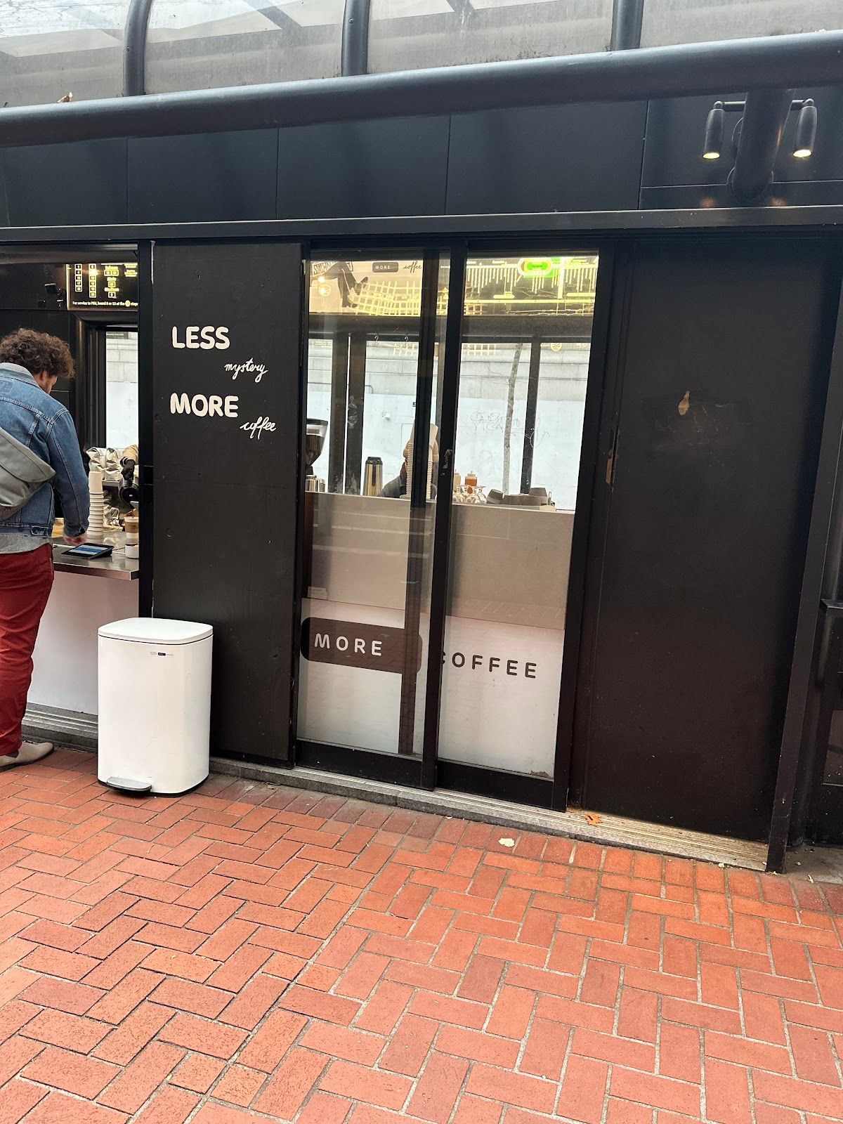 Less and more coffee