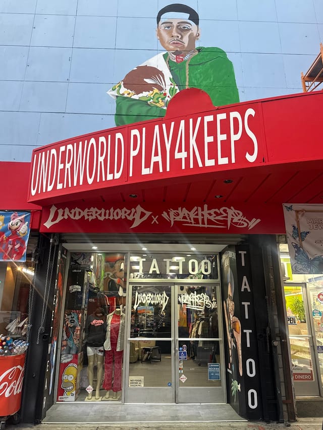 UNDERWORLD X PLAYFORKEEPS DowntownMac Tattoo LLC