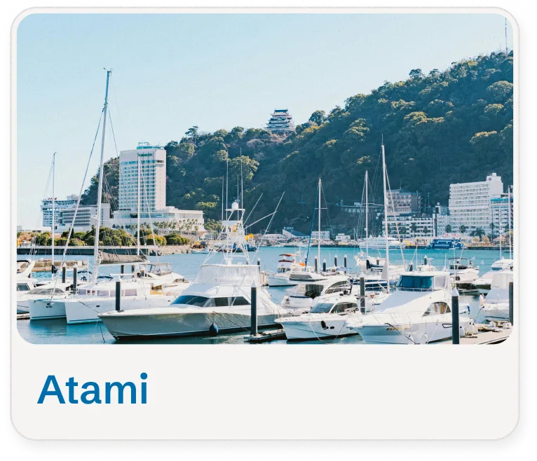 Atami day-trip card